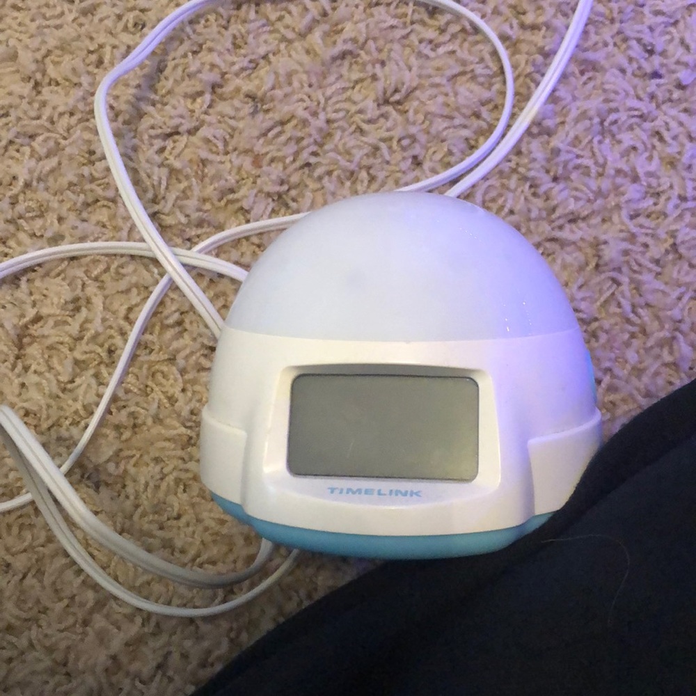 Light up digital clock